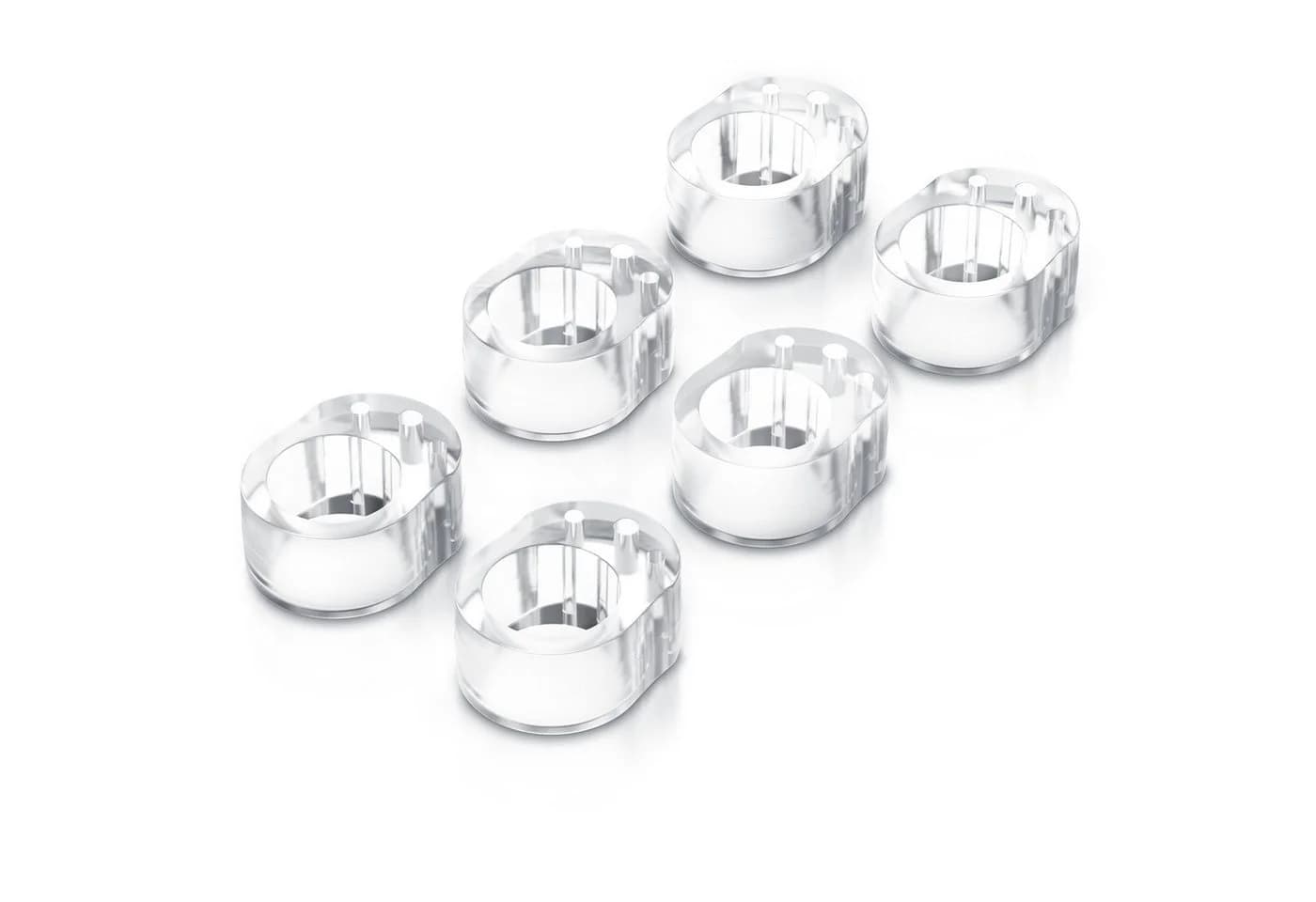 BEARWARE Türklinkenpuffer 6er Set Transparent Silikon - Bild 2