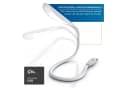 CSL LED Leselampe Weiß Flexibel Schwanenhals USB Anschluss Bild 1