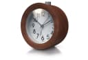 BEARWARE Analoge Weckuhr Holz Gehäuse Beleuchtet Braun Bild 2