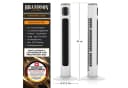 Brandson ECO Turmventilator Silent 12 Stufen DC-Motor Timer Fernbedienung Weiss Bild 2