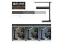 Brandson LED Schreibtischlampe Schwarz Dimmbar Touch Control Bild 5