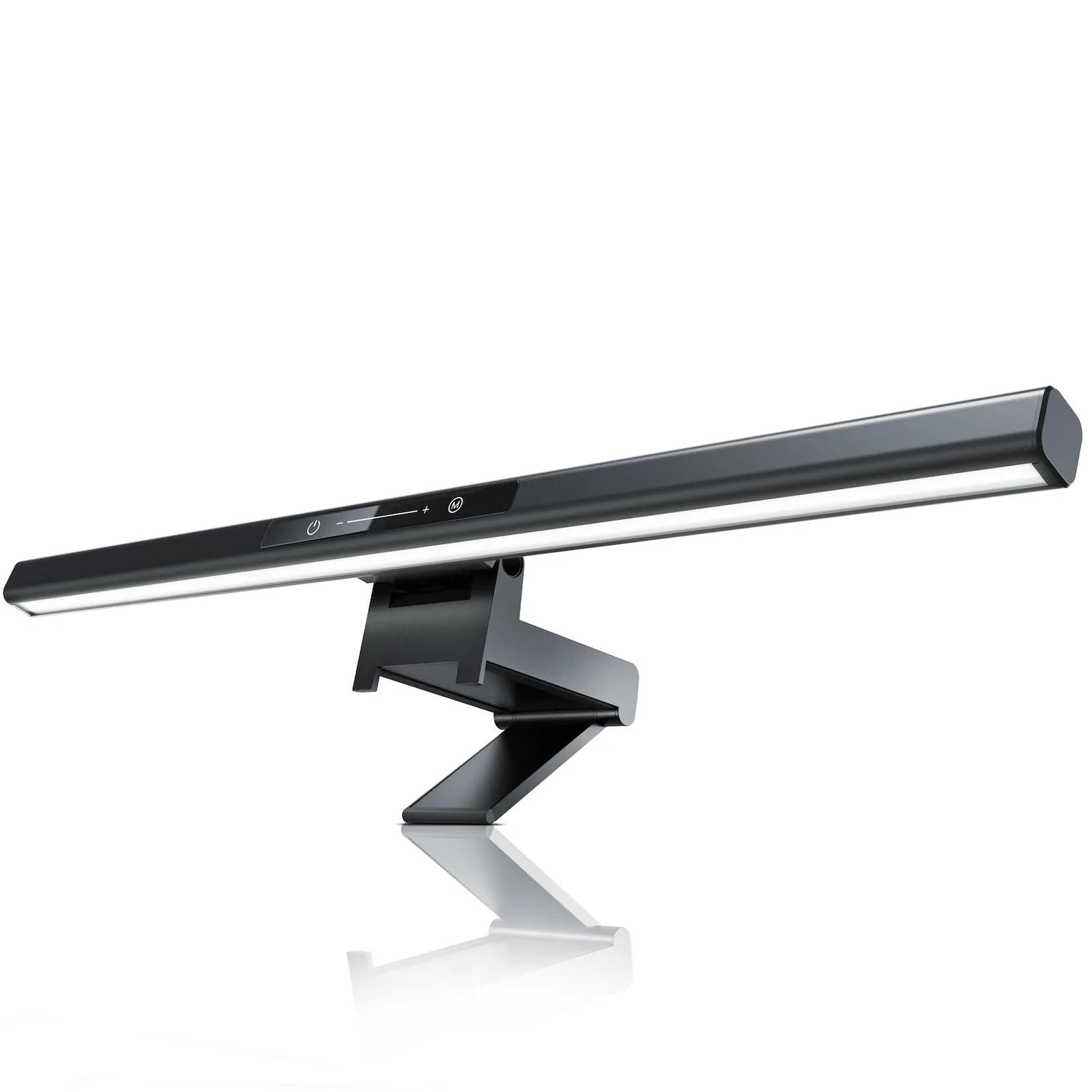 CSL LED Monitorlampe Screenbar Dimmbar Schwarz USB
