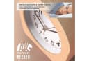 BEARWARE Retro Wecker Analog Holz Braun mit Beleuchtung Bild 5