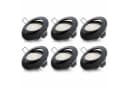 Brandson 6x LED Deckenspots Dimmbar Schwarz Aluminium Bild 3