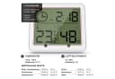 BEARWARE Thermo-Hygrometer mit LCD-Anzeige, Magnet & Standfuß, Weiß Bild 5