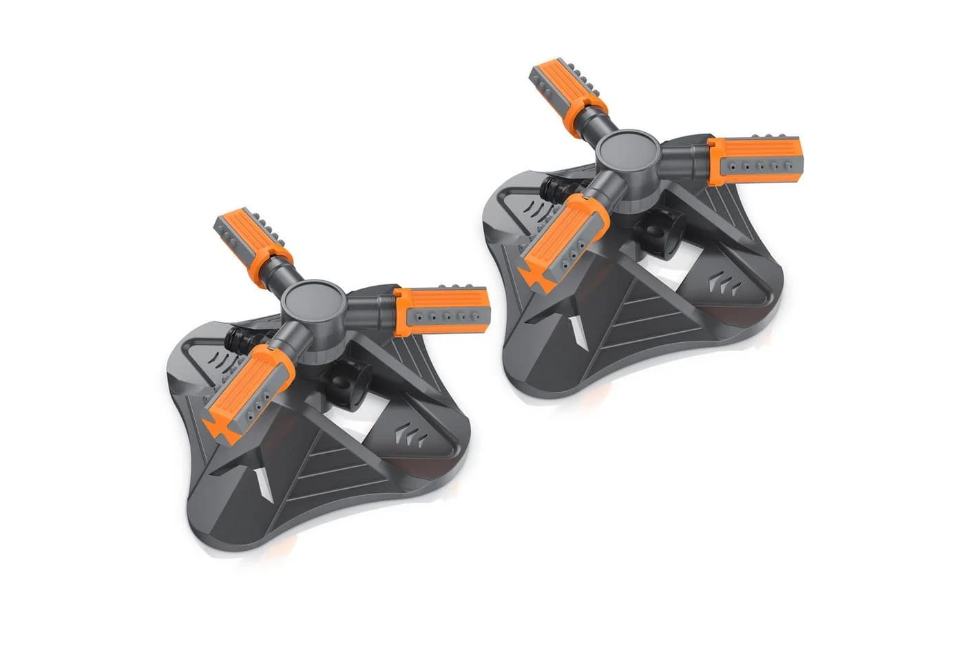 Brandson 2x Kreisregner Garten Sprinkler 360° Rasensprenger 3 Arm - Bild 3