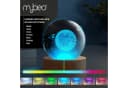 MyBeo LED Dekolicht 3D Glaskugel K9 Kristall RGB Farbwechsel Bild 5