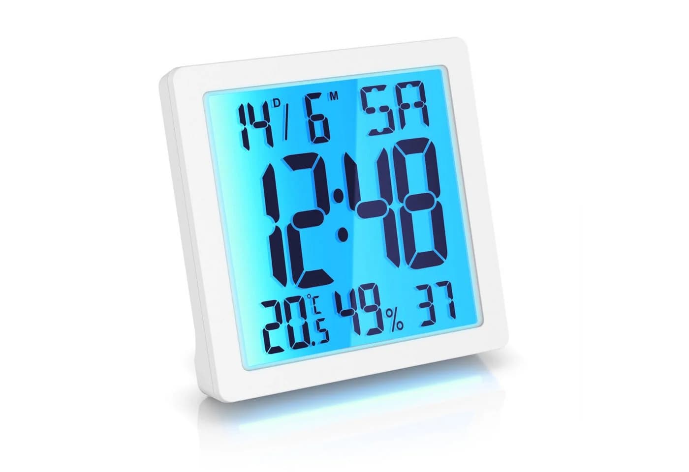 BEARWARE Digitalwecker LCD mit Temperatur, Luftfeuchtigkeit & Schlummerfunktion - Bild 2