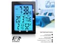 BEARWARE Digitalwecker Schwarz mit Temperaturanzeige & 2 Alarmen Bild 3