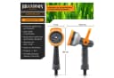 Brandson Multifunktionsbrause Garten Handbrause 9 Sprühprofile Metallkopf Bild 1