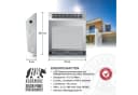 BEARWARE LED Solar Hausnummernleuchte Edelstahl Warmweiß PIR Bild 1