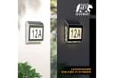 BEARWARE LED Solar Hausnummernleuchte Edelstahl Warmweiß PIR Bild 5