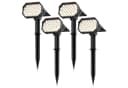 Brandson 4x LED Solar Gartenstrahler Schwarz IP65 Bild 3
