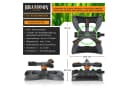 Brandson 2x Kreisregner Garten Sprinkler 360° Rasensprenger Bild 1