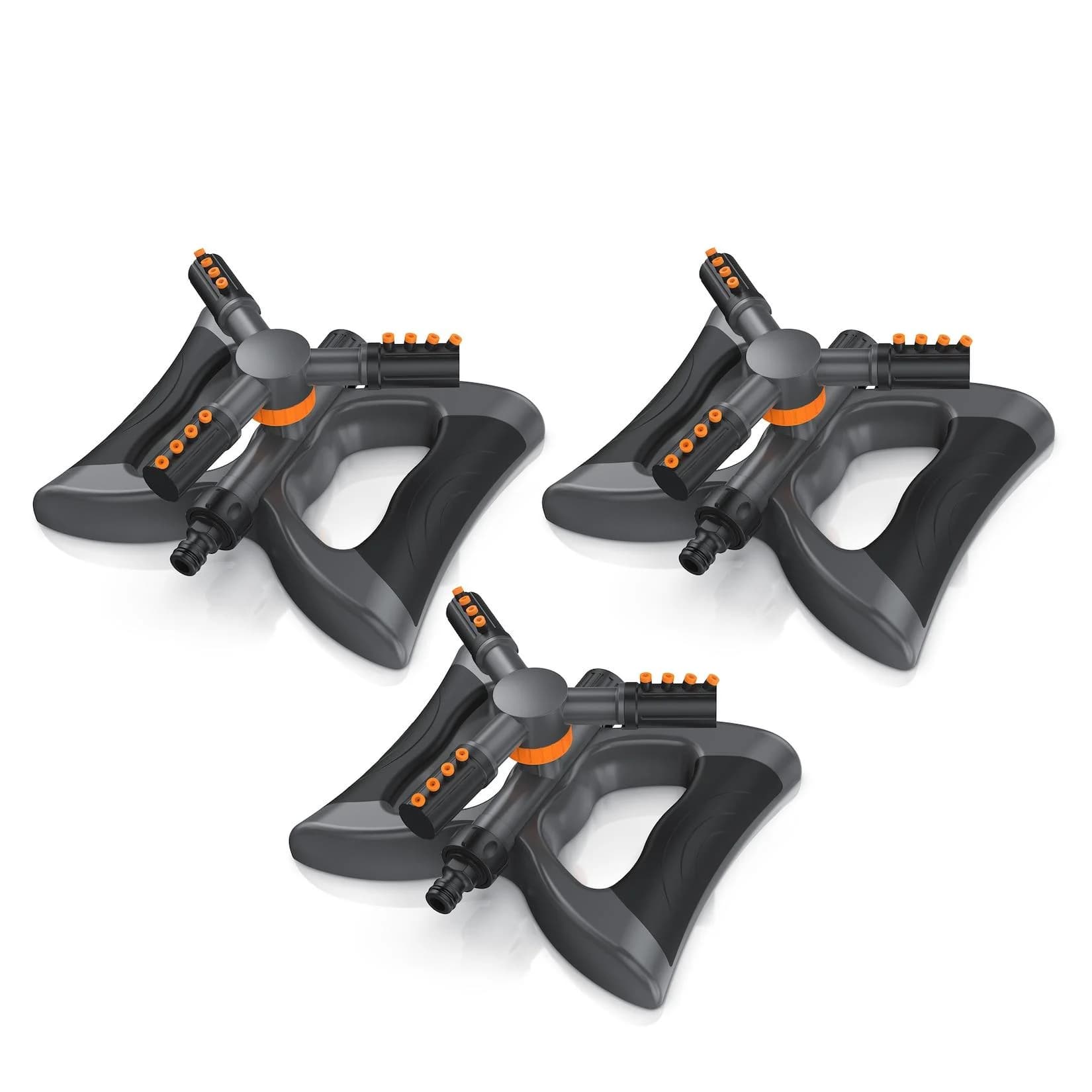 Brandson 3x Kreisregner Garten Sprinkler 360° Rasensprenger