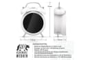 BEARWARE Wecker Digital Retro mit Lichtring und lautem Alarm Bild 3