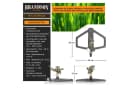 Brandson Kreisregner Vollmetall-Rasensprinkler 360° Bild 1
