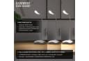 BEARWARE LED Schreibtischlampe Dimmbar Weiß USB/Batterie Bild 4