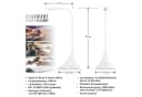 BEARWARE LED Schreibtischlampe Weiß Flexibler Schwanenhals USB & Batterie Bild 1