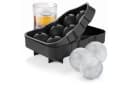Arendo Eiswürfelform 6x Kugelform Schwarz mit Trichter Bild 2