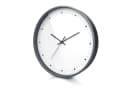 BEARWARE Funkwanduhr Wanduhr rund, Funkuhr, neutrales Design mit Glasabdeckung Bild 2