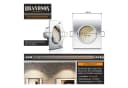 Brandson 6x LED Einbaustrahler Edelstahl Optik Schwenkbar Warmweiß Bild 3