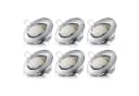 Brandson LED Einbaustrahler 6er Set Silber Dimmbar Schwenkbar Bild 3