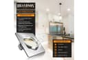 Brandson LED Einbaustrahler 4er Set Schwenkbar Warmweiß Silber Bild 1