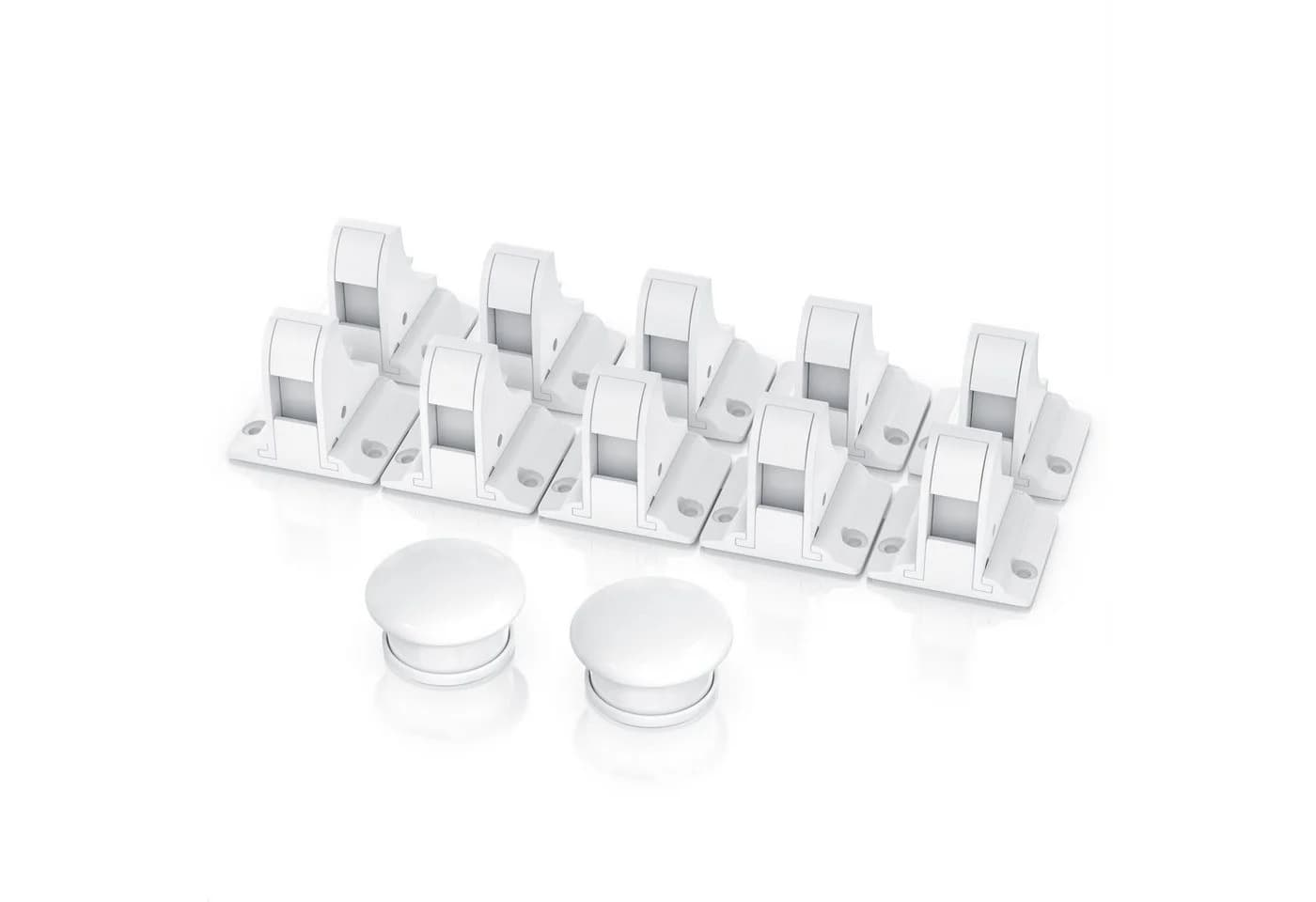 BEARWARE Kindersicherung Babysicherung Schrankschloss, Magnetisch, 10 Schlösser - Bild 2