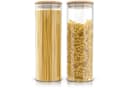 Arendo Glasbehälter-Set 2x 2,2 L mit Bambusdeckel Bild 2