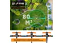 Brandson Rasensprenger 360° Kreisregner 3 Arm rotierend 15 Düsen Bild 5