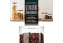 Arendo Aufbewahrungsbecher 2x 0,75 L Glas mit Bambusdeckel Bild 4