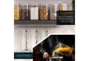 Arendo Glasbehälter-Set 10x 1,2L mit Bambusdeckel Bild 5