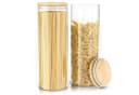 Arendo Vorratsbehälter-Set 4x 2,2 L Glas mit Bambusdeckel Bild 5