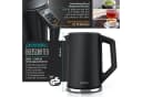 Arendo Frühstücks-Set Edelstahl Wasserkocher & Toaster Schwarz Bild 1