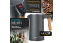 Arendo Frühstücks-Set Edelstahl Wasserkocher 1,5l & 4-Scheiben Toaster Cool Grey Bild 1