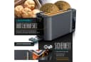 Arendo Frühstücks-Set Edelstahl Wasserkocher 1,5l & 4-Scheiben Toaster Cool Grey Bild 4