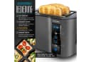 Arendo Frühstücks-Set Edelstahl Wasserkocher 1,5l & 2-Scheiben Toaster Cool Grey Bild 5