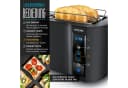 Arendo Frühstücks-Set Edelstahl Wasserkocher & Toaster Schwarz Touch Bild 5