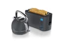 Arendo Frühstücks-Set Edelstahl Wasserkocher & 4-Scheiben Toaster Cool Grey Bild 2
