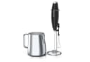 Arendo Milchkännchen 350ml Edelstahl mit elektrischem Milchaufschäumer Set Bild 2