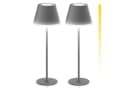 Brandson LED Tischleuchte mit Akku, Kabellos, Touch, Dimmbar, Metall, 3 Farbtemperaturen, Nachttischlampe, Schreibtischlampe Bild 2