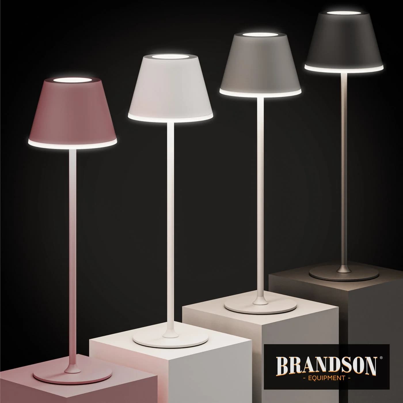 Brandson LED Tischleuchte mit Akku, Kabellos, Touch, Dimmbar, Metall, 3 Farbtemperaturen, Nachttischlampe, Schreibtischlampe - Bild 5