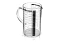 Arendo Glasmessbecher 1000 ml mit 8-teiliger Skalierung Bild 2