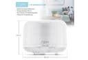 MyBeo Luftbefeuchter Aroma Diffuser 0,5 L mit Stimmungslicht in 7 Farben, 2 Nebelstufen, RGB, Timer, Fernbedienung Bild 1