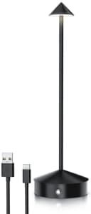 BEARWARE LED Tischleuchte Kabellos 3 Lichtfarben Touch Dimmfunktion Bild 2