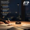 BEARWARE LED Tischleuchte Kabellos 3 Lichtfarben Touch Dimmfunktion Bild 5