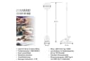BEARWARE LED Tischleuchte, 3 Lichtfarben, Stufenlose Dimmung, USB-C, 2000 mAh Bild 1