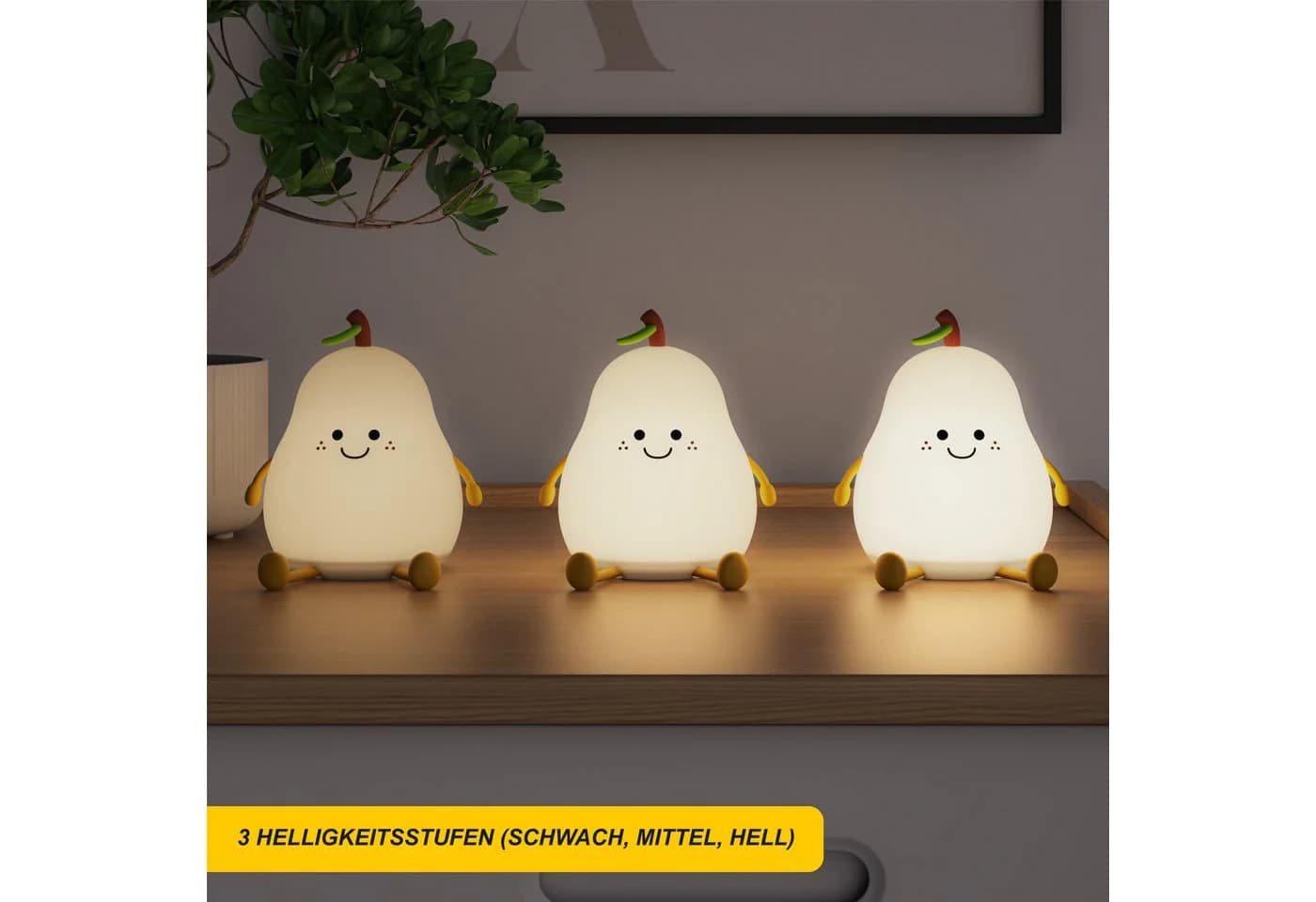 MyBeo LED Nachtlicht für Babys und Kinder, dimmbar, RGB Farbwechsel, Akku, USB-C - Bild 4