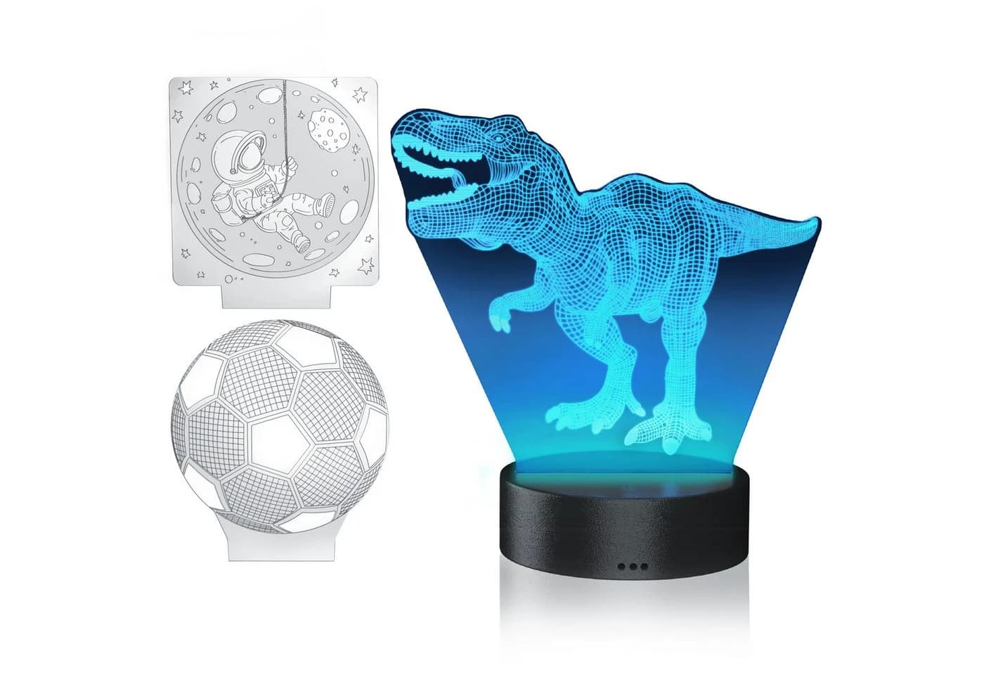 MyBeo LED Nachtlicht 3D Effekt Tischlampe für Kinder, Jungs & Mädchen - Bild 2